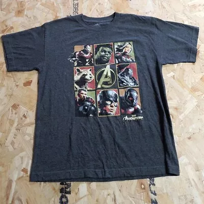 Buy Marvel Captain Marvel T Shirt Grey Adult Extra Large XL Mens Graphic Summer • 11.99£