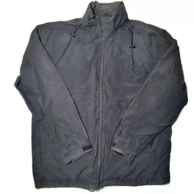 Buy Gant Windcheater Jacket Mens Extra Large Blue Full Zip Bomber University Shell • 22£