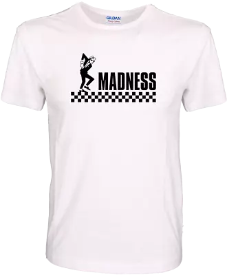 Buy Madness - Ska Two 2 Tone Retro Music Reggae Northern Soul Quality Cotton T-Shirt • 9.99£