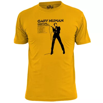 Buy Mens Gary Numan Tour Poster T Shirt Electronic • 11.99£
