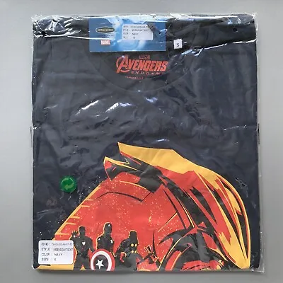 Buy Official Marvel Avengers Endgame Navy Blue T Shirt Size Mens S Small BNWT • 9£