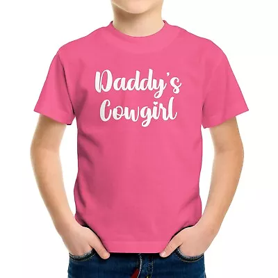 Buy Daddy’s Cowgirl Cute Toddler Kids Youth T-shirt Gift Tee Country Girl Western • 10.49£