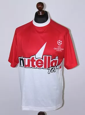 Buy Vintage Nutella Team Champions League Merch Football Shirt Kappa Size M 90's • 31.49£