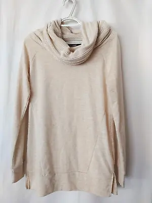 Buy Sugar Rush Cowl Neck Sweater Sweatshirt Raglan Lg Slv Beige Size M #14569 • 14.11£