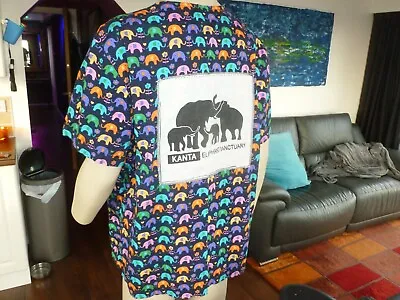 Buy Mens Kaftan Shirt Size Xxxxl KANTA ELEPHANT SANCTUARY THAILAND Chiang Mai • 18£