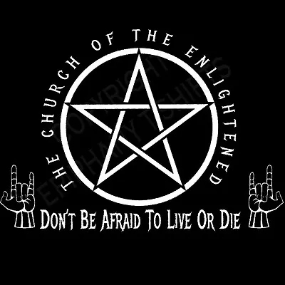 Buy Pentagram Shirt Gothic Emo Satanic Devil Worship Atheist Enlightened Sweatshirt • 18.99£