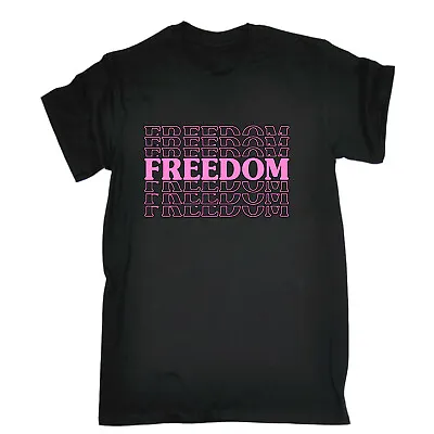 Buy Freedom Is Earned Through Blood Sweat And Sacrifice Mens Funny T-Shirt Tshirts • 12.95£