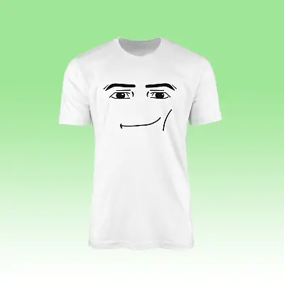 Buy Roblox Face T-Shirt - Video Game Avatar Merchandise Gift Present Christmas Gamer • 7.99£