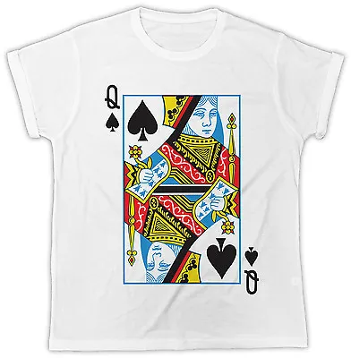 Buy Queen , Playing Card , New, Mens Tshirt, Designer, Summer Short Sleeve T-shirt • 12.99£