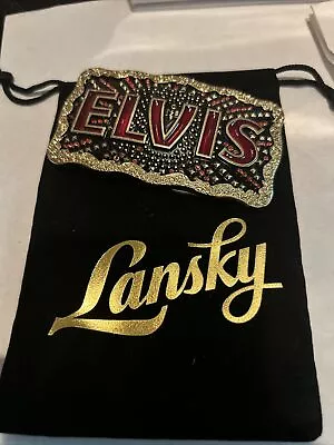 Buy   ELVIS  BELT BUCKLE - Lansky Bros. Limited Edition - Baz Luhrmann’s Elvis Movie • 72.39£