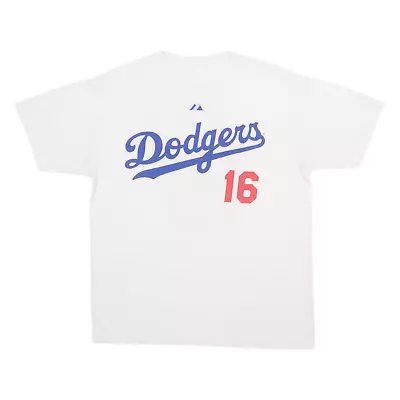 Buy MAJESTIC Los Angeles Dodgers Mens T-Shirt White USA M • 7.99£