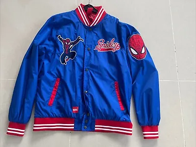 Buy VINTAGE Marvel Addict Spiderman Jacket Adult Large • 50£