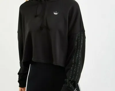 Buy  Adidas Original Fakten Diamond Crop Over The Head Size 16 Women Cropped Hoodie  • 29.99£