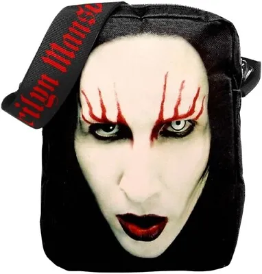 Buy Marilyn Manson - Rocksax - Marilyn Manson - Crossbody Bag: Red Lips [New ] Tote • 22.79£
