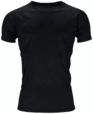 Buy New Mens Breathable T Shirt Wicking Cool Running Gym Top Sports Performance Lot • 5.95£