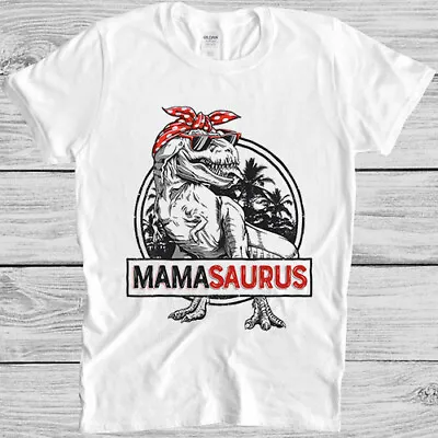 Buy Mamasaurus T Rex Dinosaur Mother Birthday Mama Family Meme Gift Tee T Shirt M914 • 7.35£
