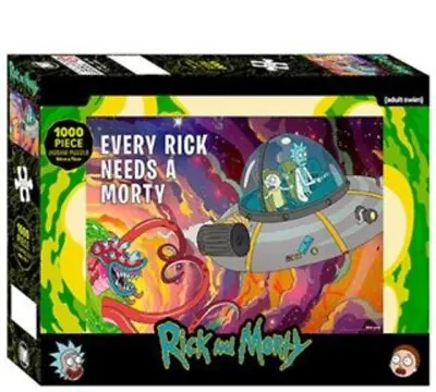 Buy Impact Merch. Puzzle: Rick And Morty Space Portal - 1000pc Puzzle • 18.93£