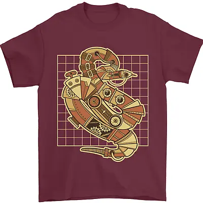 Buy A Steampunk Snake Reptiles Mens T-Shirt 100% Cotton • 8.49£