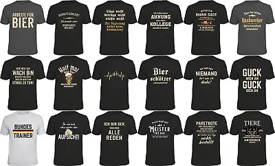 Buy Men's T-Shirt Craftsmen Beer Fun Funny Cadeaux For Men Sprüche-shirt • 18.97£