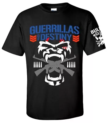 Buy GUERRILLAS OF DESTINY T-shirt -XS-3XL -M/F NJPW TAMA TONGA BULLET CLUB NEW JAPAN • 16.99£