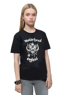 Buy Motorhead Kids T Shirt England Band Logo New Official Black Ages 5-14 Yrs • 13.95£