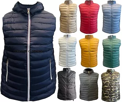Buy Mens EX STORE Sleeveless GILETS Body Warmer Puffer Quilted Padded Bomber Jackets • 9.99£