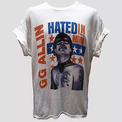 Buy GG Allin Hardcore Punk Rock Gig Poster T Shirt Unisex Graphic Tee S-2XL • 14£