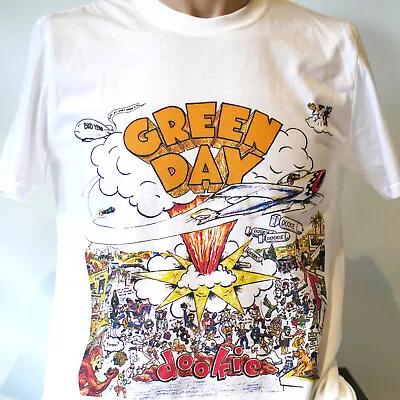Buy Green Day Punk Rock Short Sleeve White Unisex T-shirt S-3XL • 14.99£