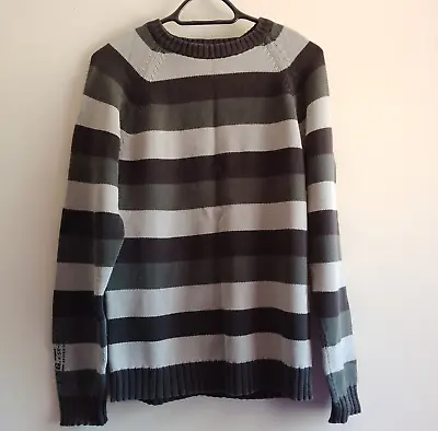 Buy Effigy Women Grey Charcoal Crew Neck Knit Long Sleeve Jumper Size M Italy Warm • 7£