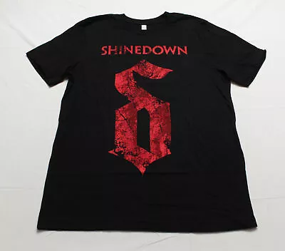 Buy Shinedown Unisex Adult's The Voices Slim-Fit Graphic T-Shirt LC7 Black Large • 17.04£
