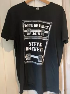 Buy Steve Hackett T Shirt Rare Tour De Force Prog Rock Merch Tee Size Large Genesis • 19.30£