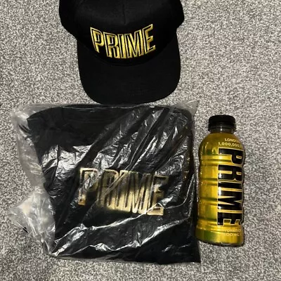 Buy 🟡Limited Edition Gold Prime Bottle London EXCLUSIVE AND 1 PRIME TEE XL + HAT 🟡 • 299£