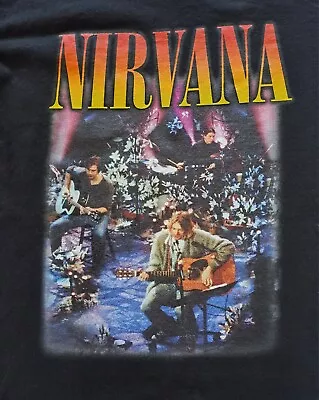Buy Nirvana Live Unplugged In New York Band T-shirt Pit To Pit 18  • 7.25£