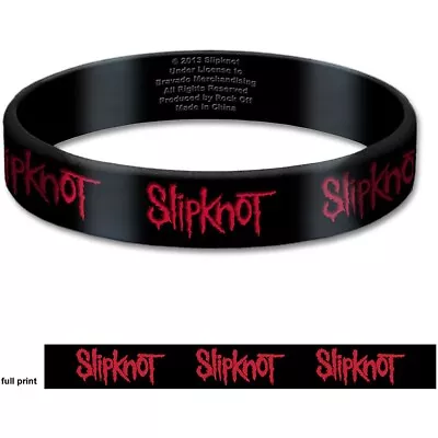 Buy SLIPKNOT Rubber Wristband • 5.99£