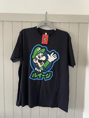Buy Super Mario Bros Luigi T Shirt Size XL Unisex BNWT Nintendo Gaming Merchandise • 10.99£