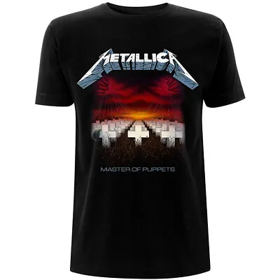 Buy Metallica Master Of Puppets Tracks Black T-Shirt - OFFICIAL • 16.29£