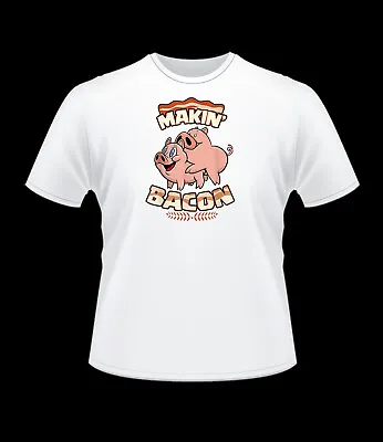 Buy Making Bacon Rasher Cook Chef Pork Meat Chop Sex  T Shirt XS S M L XL XXL XXXL • 11.99£