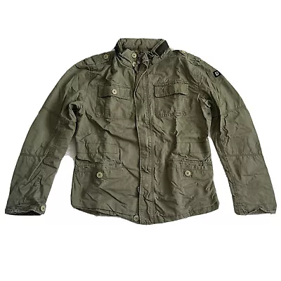 Buy Brandit Britannia Jacket Olive Green Coat Military Hood Top, M • 69.99£