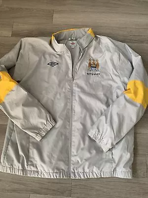 Buy MANCHESTER CITY UMBRO Vintage Jacket  Men's XXL 2XL Football Training Top Minty • 19.99£