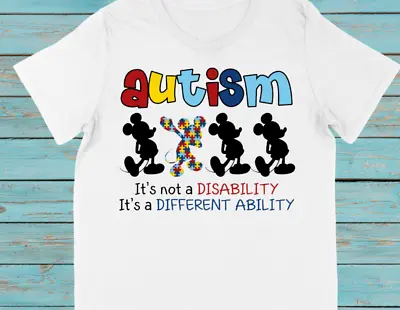 Buy Autism T Shirt Kids Adults Different Ability Acceptance Awareness Men Child • 9.49£