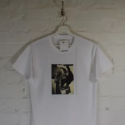 Buy James Brown  Godfather Of Soul  B&W Funk R&B Gospel White Tee T-shirt By AF • 19.99£