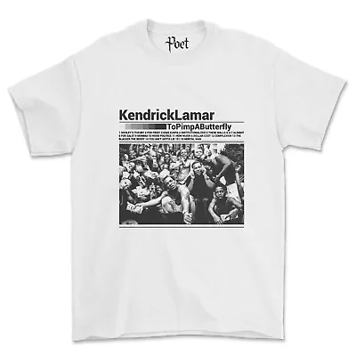 Buy Kendrick Lamar To Pimp A Butterfly T-Shirt TPAB Album DAMN HiiiPoWeR K-Dot Tee • 20£