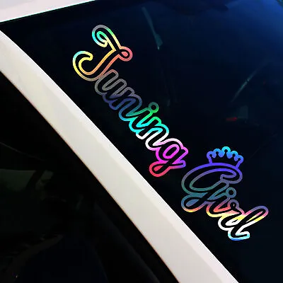 Buy Windshield Sticker Tuning Girl Hologram Sticker Tuning Car Oilslick FS134 • 8.63£