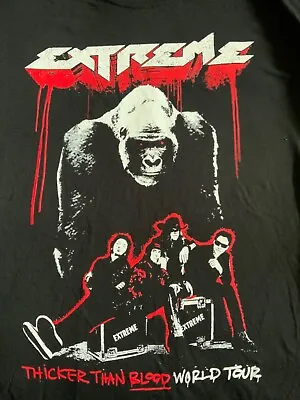 Buy Extreme Thicker Than Blood Tour Black T-shirt Size X Large • 19.99£