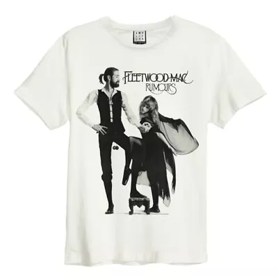Buy Fleetwood Mac Rumours Amplified White Large Unisex T-Shirt NEW • 23.99£