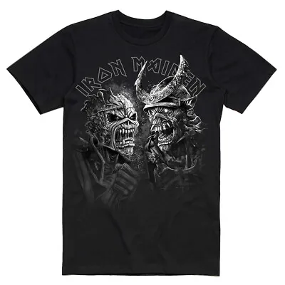Buy Iron Maiden Senjutsu Grayscale Heads Official T-Shirt • 14.95£