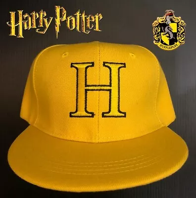 Buy Harry Potter Hufflepuff  H  Cap Hat, RARE, Wizarding World, Hogwarts House • 11.58£