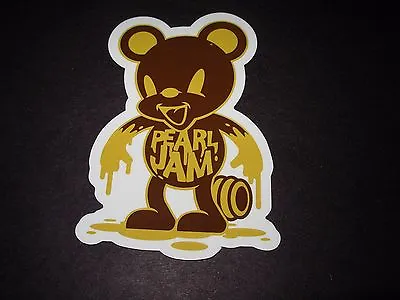 Buy PEARL JAM Die Cut Sticker HONEY BEAR New 3 X 4.5  Tour Concert Merch Gig Cd Lp • 3.77£