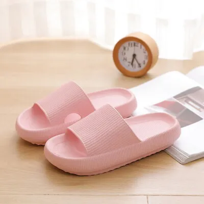 Buy PILLOW SLIDES Sandals Ultra Soft Shoes Cloud Anti-Slip Slippers In-outdoor Shoes • 5.95£