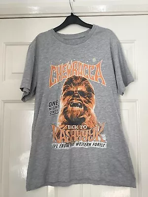 Buy Grey ‘Chewbacca’ Short Sleeve T By Star Wars Size S (14-16) • 2.50£